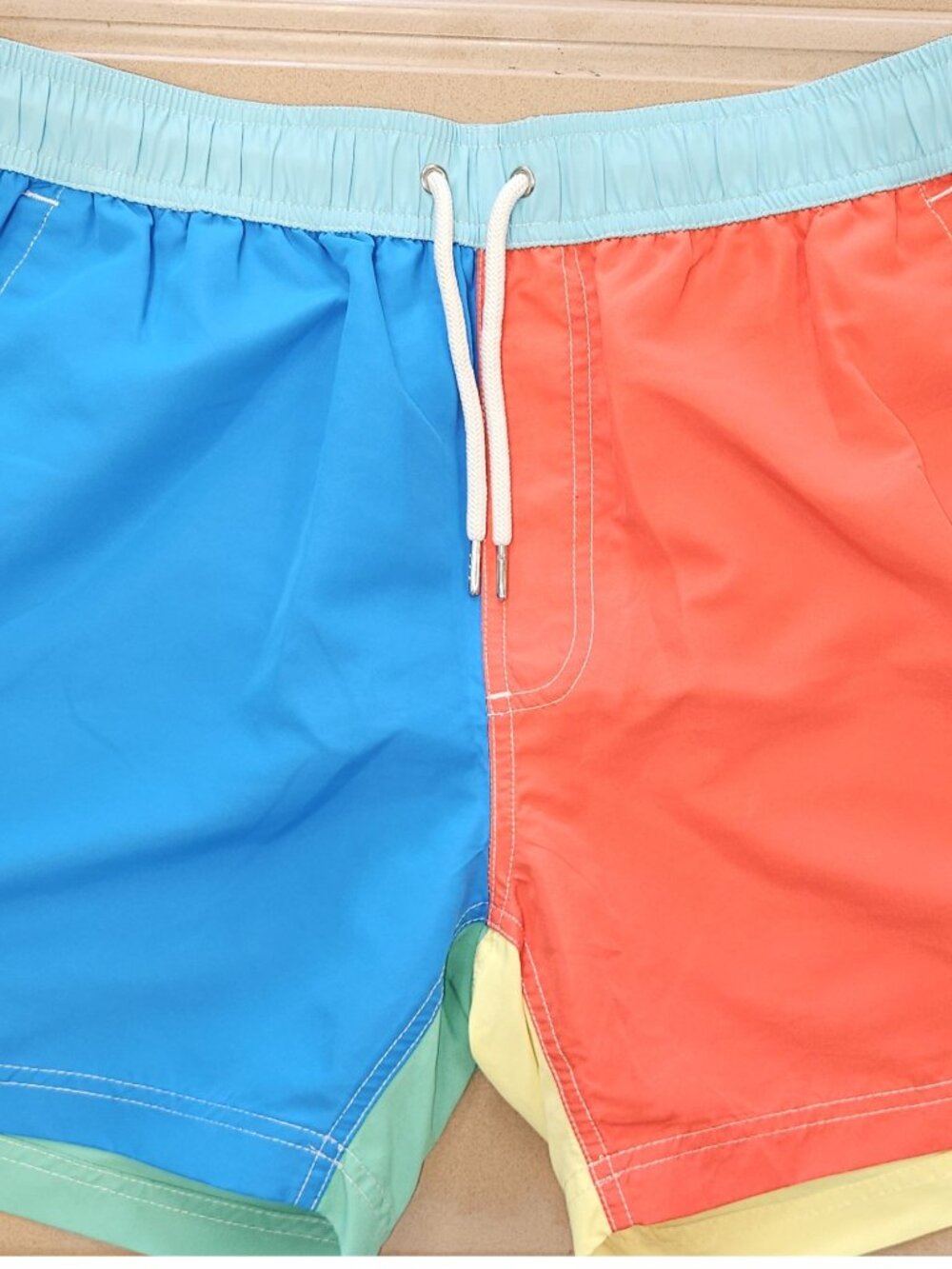 Colorblock Swim Trunks by Forever 21